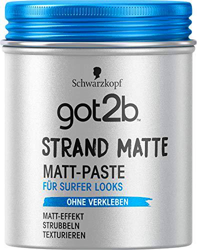 Schwarzkopf got2b - Pasta de peinado para la playa (100 ml)