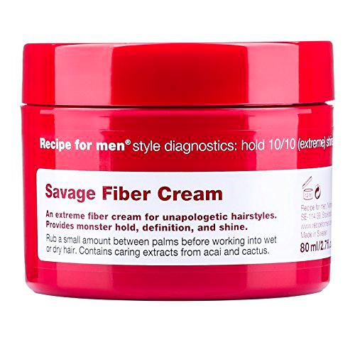 Receta para Hombres Crema de fibra de Savage 80 ml