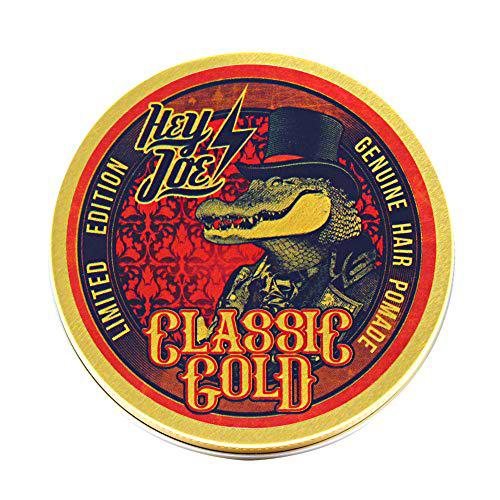 HEY JOE- Genuine Hair Pomade Classic Gold, Gel Para Pelo con Fijación Fuerte