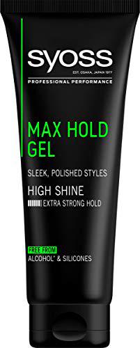 Syoss - Gel Max Hold, 6uds de 250ml (1.500ml), Sin siliconas