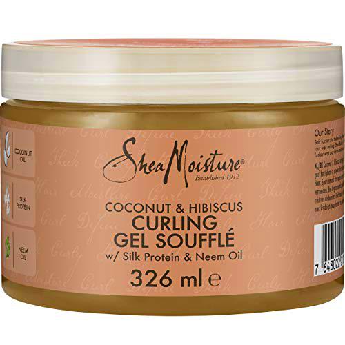 Shea Moisture - Gel modelador para rizos con coco e hibisco, 326 ml