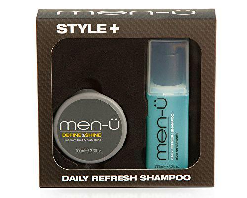 men-ü definir &amp; brillo 100 ml con libre diario Refresh Champú 100 ml