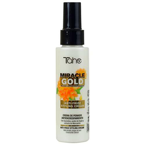 Tahe Miracle Gold Crema de Peinado Antiencespamiento, 100 ml