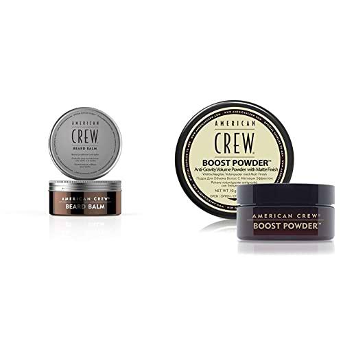 American Crew Bálsamo De Barba - 60 gr. &amp; Boost Powder Polvos Pelo Hombre