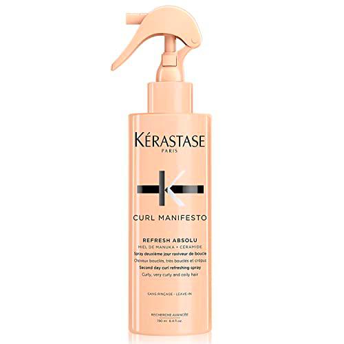 Kérastase Curl Manifesto, Spray Refrescante, Revitalizador de Rizos Entre Lavados