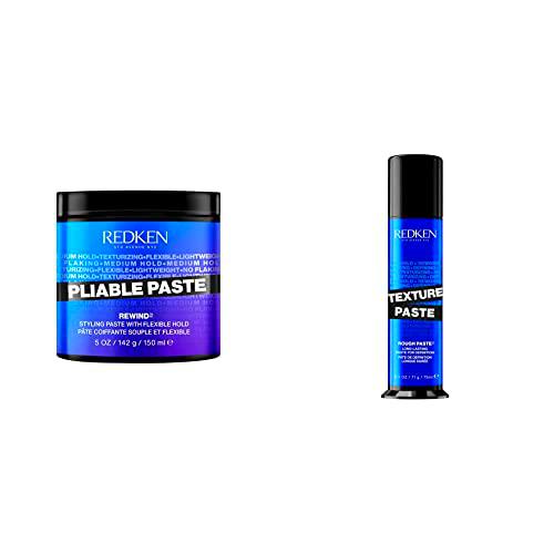 REDKEN Rewind - Pasta flexible para dar forma y fijar &amp; TEXTURIZE ROUGH PASTE I2 75ML