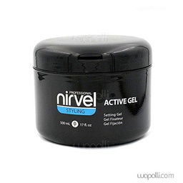 NIRVEL Styling Gel FIJADOR Activo 500 ml, Único, Estándar