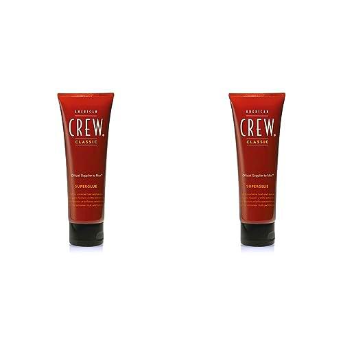 American Crew Superglue Gel Fijador (Fijación Extrema y Brillo Alto) 100 ml (Paquete de 2)