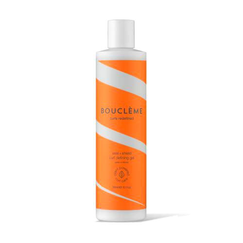 Bouclème Seal + Shield Gel Definidor de Rizos I Gel de Fijación Fuerte para Proteger de la Humedad I 95,69% de Ingredientes de Origen Natural y Vegano 300 ml