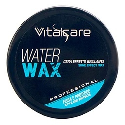 Vitalcare | Water Wax - Cera con efecto brillante, cera para el cabello profesional para el cabello más esculpido y definido, 100 ml