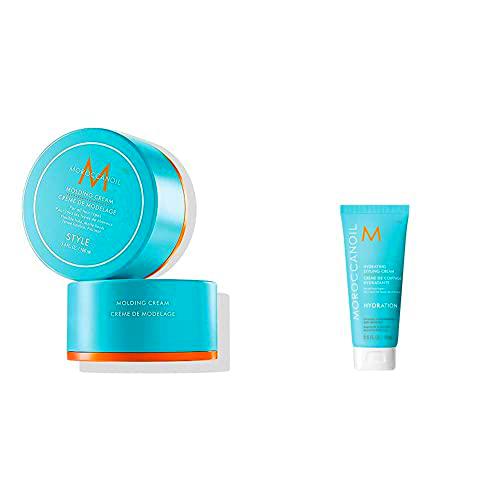 Moroccanoil Crema Moldeadora, 100 ml (Paquete de 1) &amp; Crema Para Peinar Hidratante