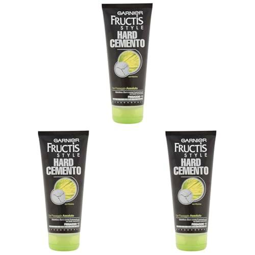 Fructis Style Hard Cemento Gel Fijación Absoluta (Paquete de 3)